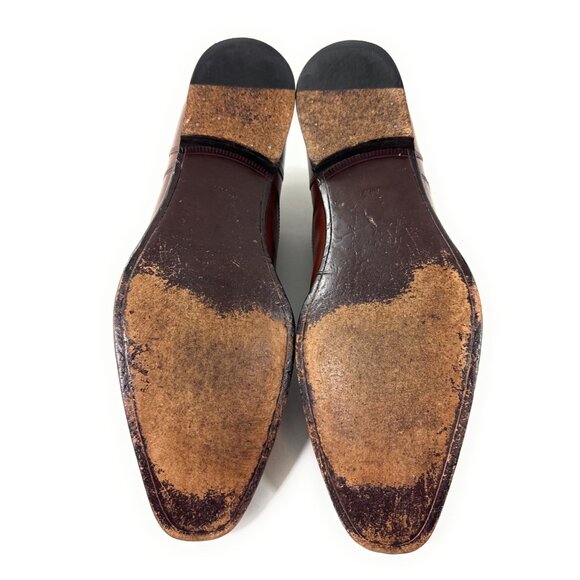 Suitsupply Cap Toe Brown Leather Oxford Dress Shoes Size 44.5 US 11.5 main image 11